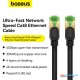 Baseus 20Meter High Speed CAT8 40Gigabit Ethernet Nylon Braided Cable (6M)